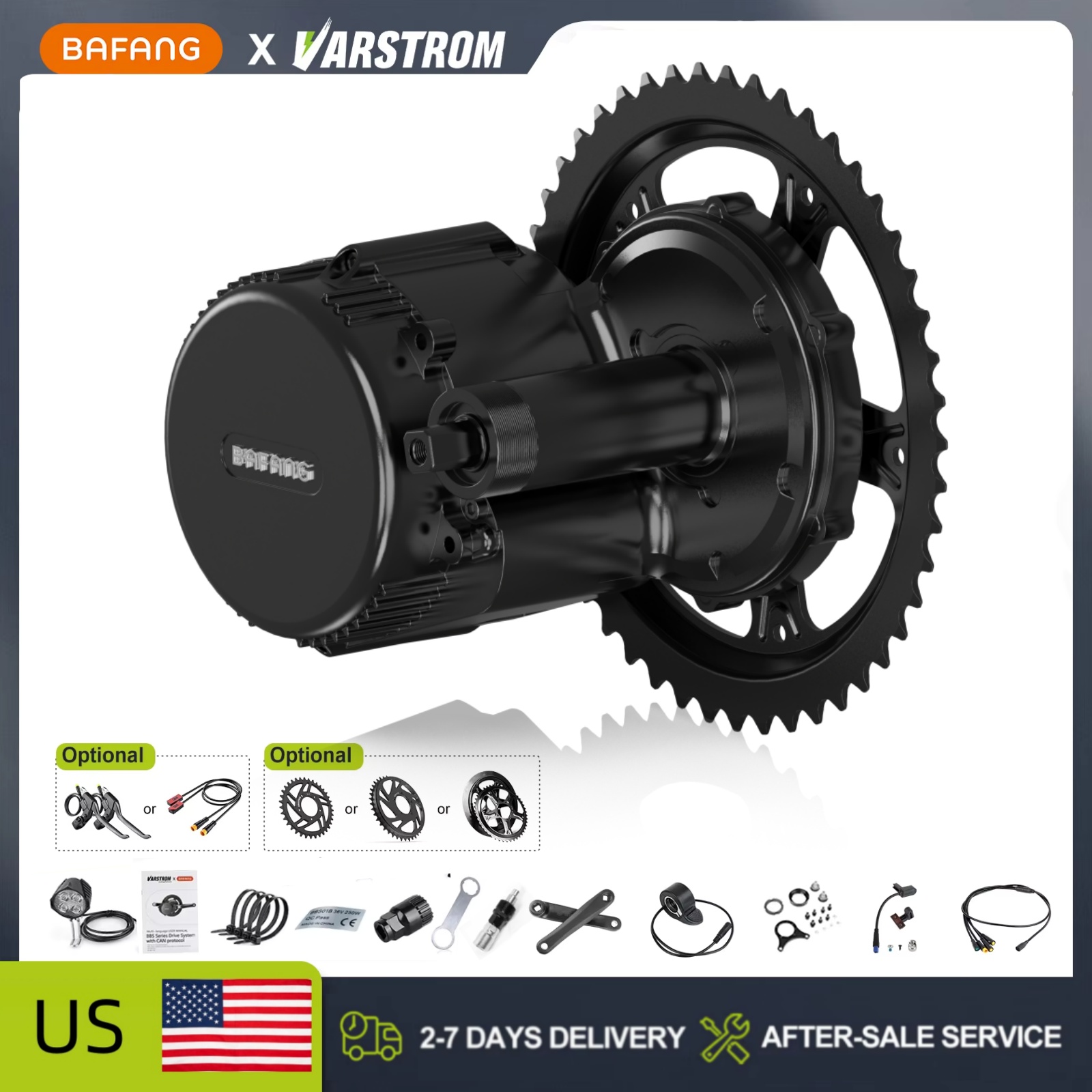Conjunto de motor central BAFA - Side Hung Mid Drive Motor Kit avaliação e preço